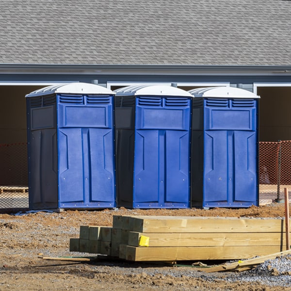 are there any restrictions on where i can place the porta potties during my rental period in Fitchburg Wisconsin